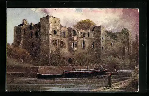 Künstler-AK Raphael Tuck & Sons Nr. 6199: Newark-on-Trent, The Castle