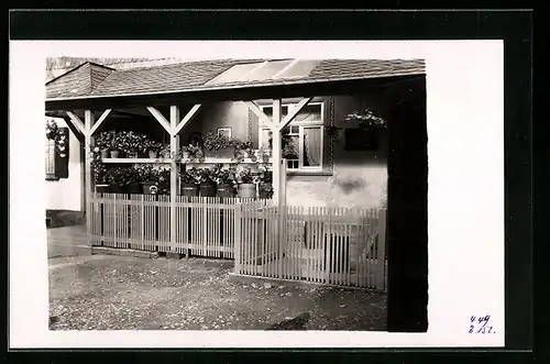 Foto-AK Weisel /Rhein, Haus Wilhelm Sipp, Altpforter Strasse