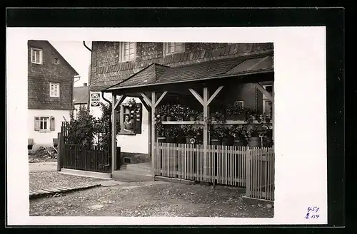 Foto-AK Weisel /Rhein, Haus Wilhelm Sipp, Altpforter Strasse