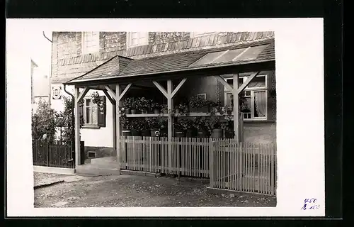 Foto-AK Weisel /Rhein, Haus Wilhelm Sipp, Altpforter Strasse