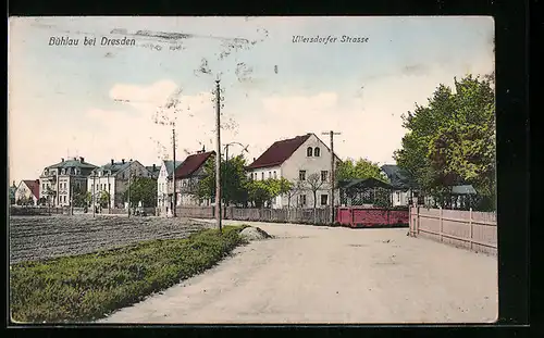 AK Bühlau b. Dresden, Ullersdorfer Strasse