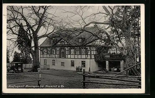 AK Monrepos b. Neuwied, Wald-Restauration Hanhof