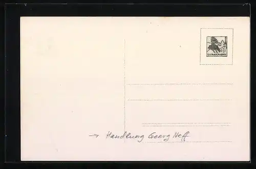 AK Unterschwarzach, Handlung v. Georg Neff, Kirche, Ortsansicht, Kriegerdenkmal