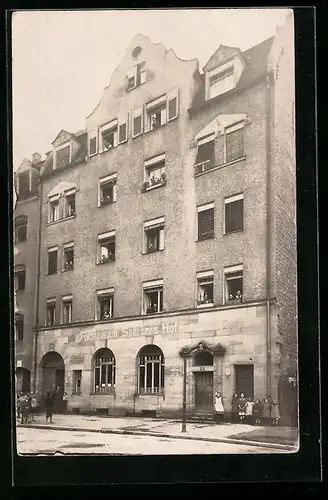 Foto-AK Nürnberg, Restaurant Sperbers Hof, Sperberstrasse 44