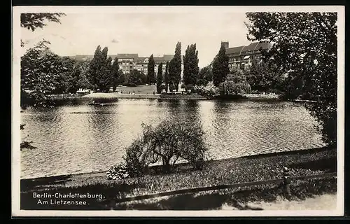 AK Berlin-Charlottenburg, Am Lietzensee