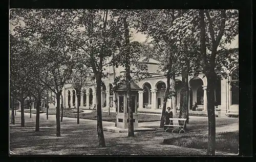 AK Bad Steben, An der Kolonnade