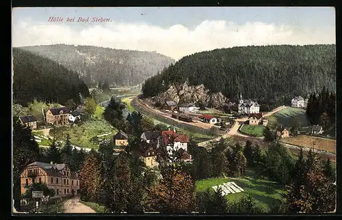 AK Hölle bei Bad Steben, Gesamtansicht von oben