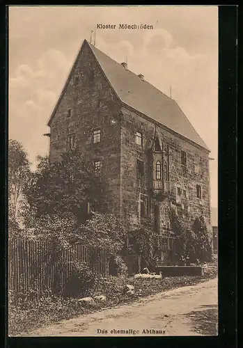 AK Mönchröden, Kloster, Das ehemalige Abthaus