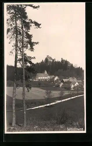 AK Waldburg, Ortsansicht aus der Vogelschau