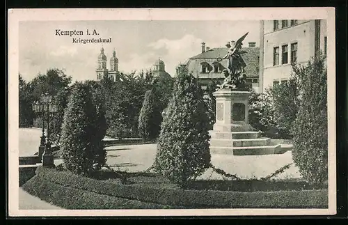 AK Kempten i. A., Kriegerdenkmal
