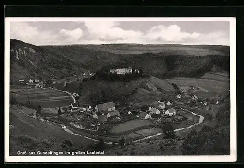 AK Gundelfingen im grossen Lautertal, Panorama