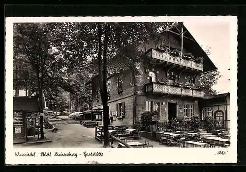 AK Wunsiedel, Städt. Luisenburg Gaststätte von Erhard Benker