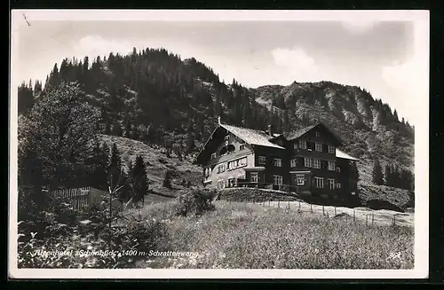 AK Schrattenwang, Alpenhotel Schönblick