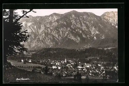 AK Goisern, Ortsansicht mit Umgebung