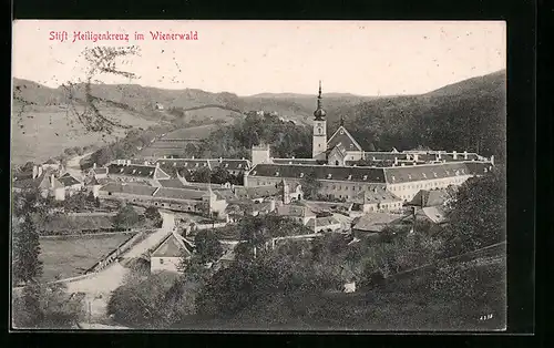AK Heiligenkreuz im Wienerwald, Blick auf Stift Heiligenkreuz