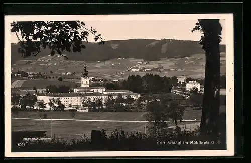 AK Schlägl im Mühlkreis, Ansicht vom Stift