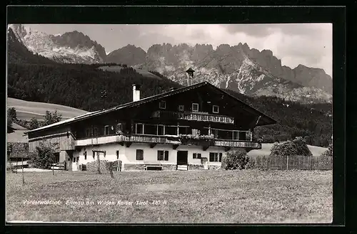 AK Ellmau am Wilden Kaiser, Ansicht vom Vorderwaldhof