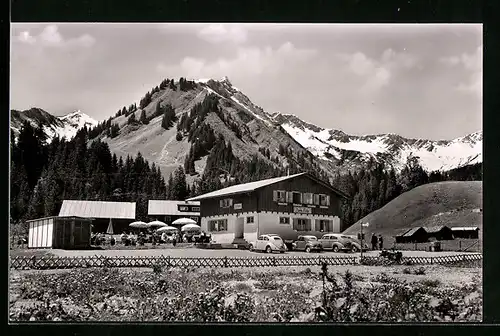 AK Mittelberg Baad /Kleinwalsertal, Alpengasthof Noris-Hütte