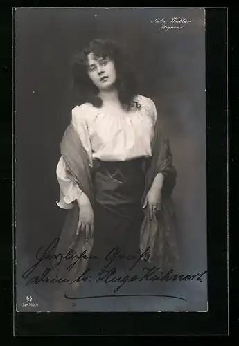 AK Schauspielerin Reta Walter in Mignon