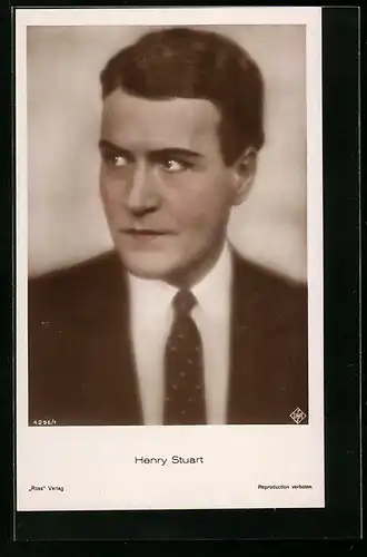 AK Schauspieler Henry Stuart im Portrait