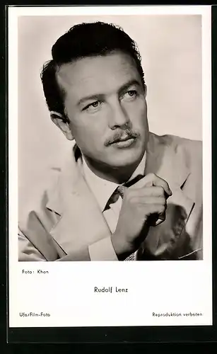 AK Schauspieler Rudolf Lenz mit Bart