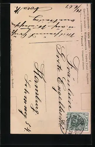 AK Schauspieler Reta Walter und Adolf Hesse, elegant gekleidet