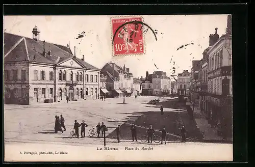 AK Le Blanc, Place du Marché