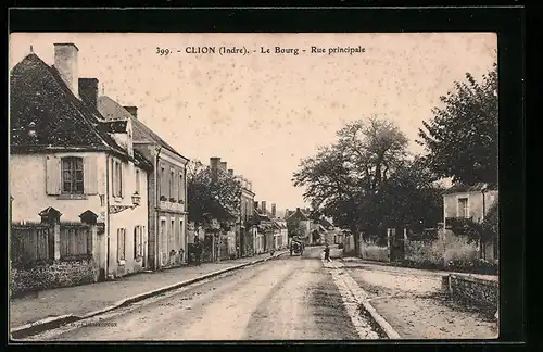 AK Clion, Le Bourg, Rue Principale