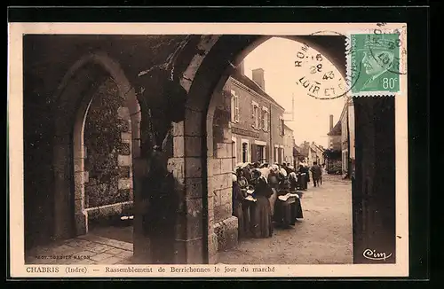 AK Chabris, Rassemblement de Berrichonnes le jour du marché
