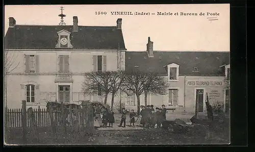 AK Vineuil, Mairie et Bureau de Poste