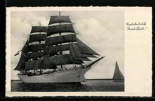 AK Segelschulschiff Gorch Fock mit 