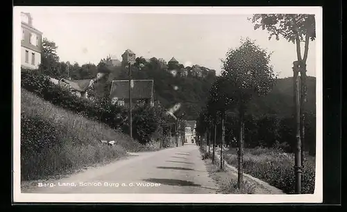 AK Solingen, Schloss Burg a. d. Wupper