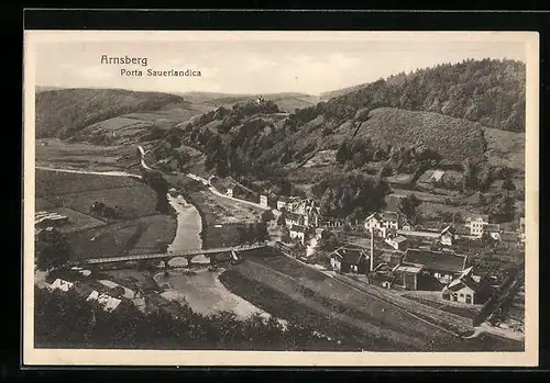 AK Arnsberg, Blick auf Porta Sauerlandica