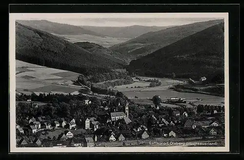 AK Olsberg / Hochsauerland, Blick auf den Luftkurort Olsberg