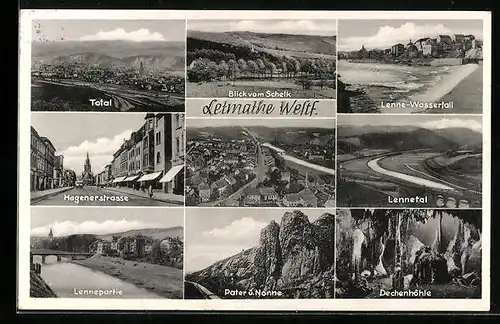 AK Letmathe / Westf., Lennetal, Dechenhöhle, Hagener Strasse