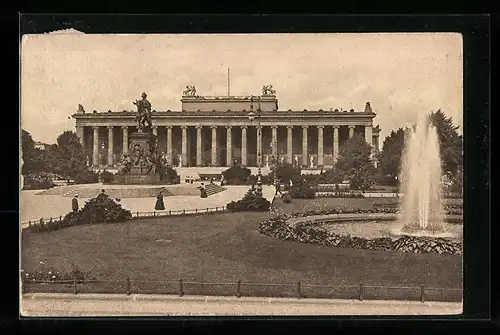 AK Berlin, Königl. Museum und Lustgarten