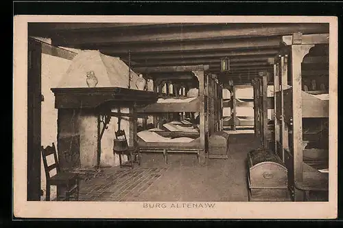 AK Altena i. W., Innenansicht der Burg