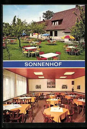 AK Pferch / Bindlach, Gaststätte Sonnenhof, Bes. E. Opel