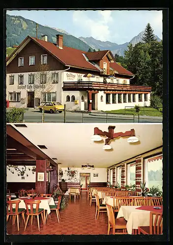 AK Fischen-Au /Oberallgäu, Gasthaus und Pension Hilbrand