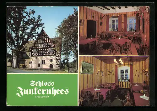 AK Kreuztal, Gasthaus Schloss Junkernhees, Bes. Falko Beer