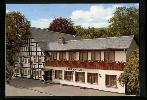 AK Saalhausen /Lennestadt, Hotel Haus Rameil