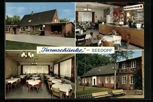 AK Seedorf /Kr. Segeberg, Turmschänke mit Gästehaus, M. Frank