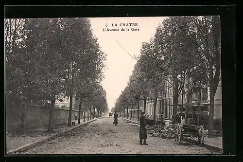 AK La Chatre, L`Avenue de la Gare