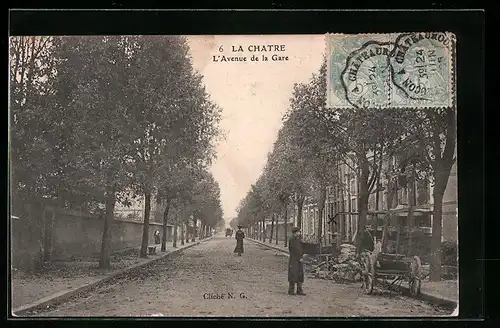 AK La Chatre, L`Avenue de la Gare