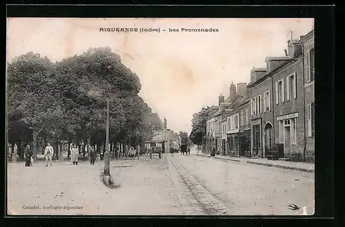 AK Aigurande, Les Promenades