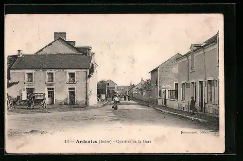 AK Ardentes, Quartier de la Gare