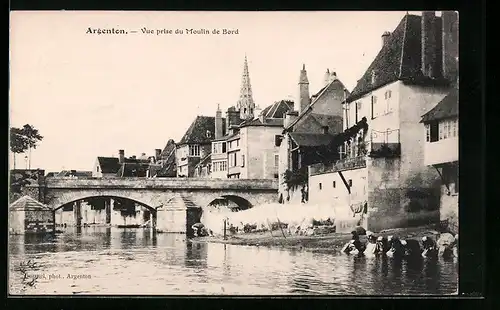 AK Argenton, Vue prise du Moulin de Bord