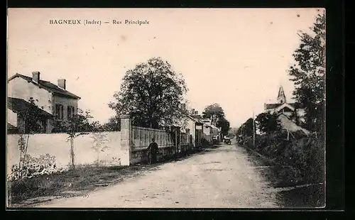 AK Bagneux, Rue Principale, Strassenpartie