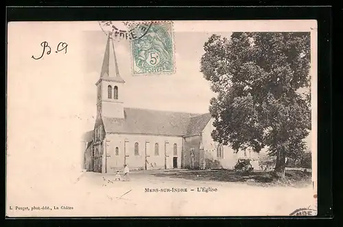 AK Mers-sur-Indre, L`Eglise