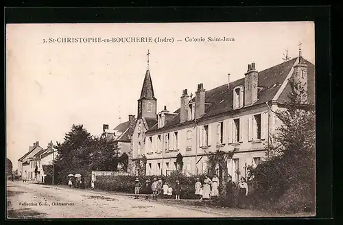 AK St-Christophe-en-Boucherie, Colonie Saint-Jean